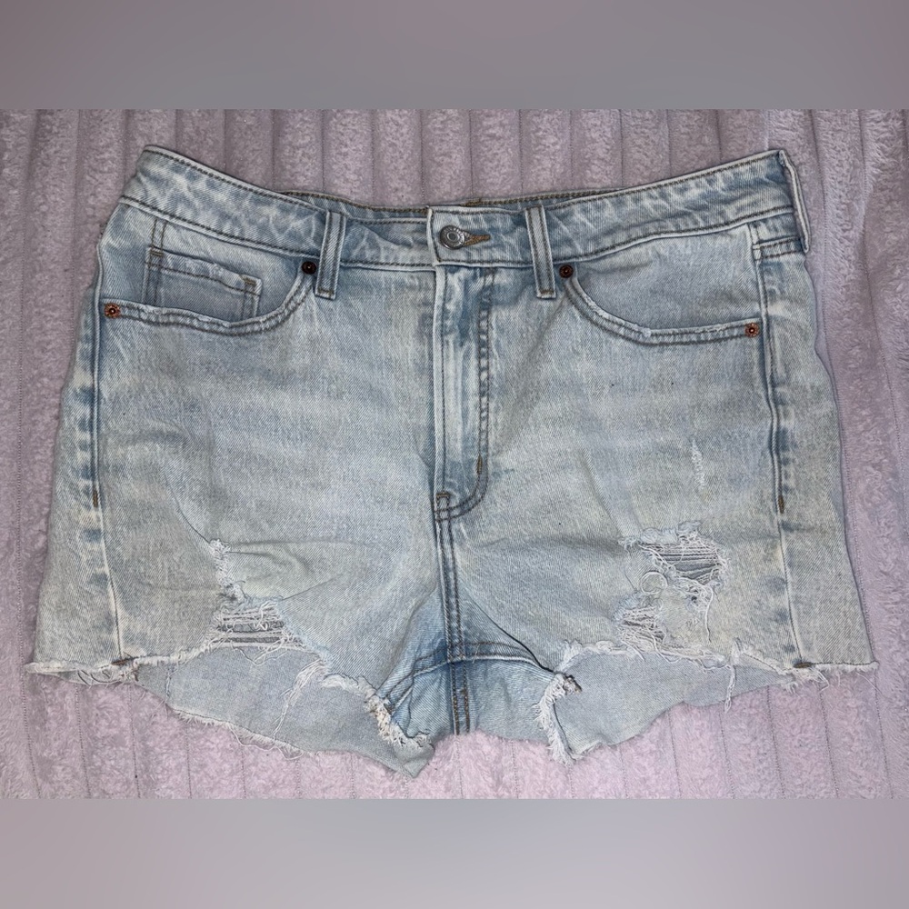 Old Navy Light Blue Denim Shorts size 12